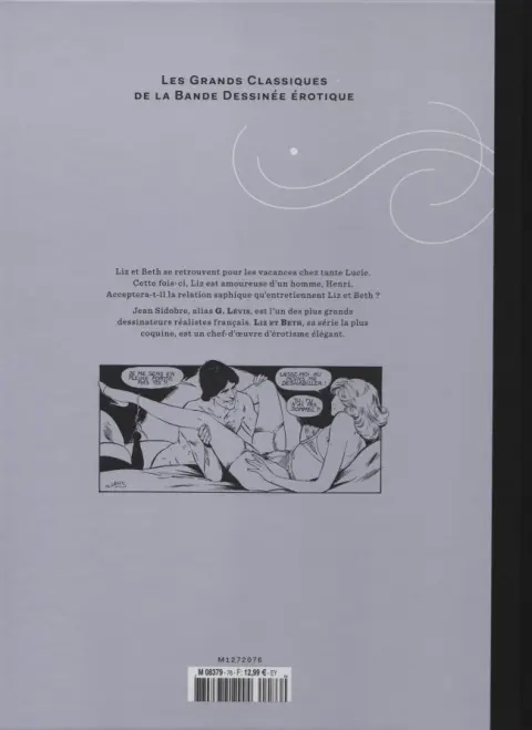 Verso de l'album Les Grands Classiques de la Bande Dessinée Érotique - La Collection Tome 76 Liz et Beth - Tome 5