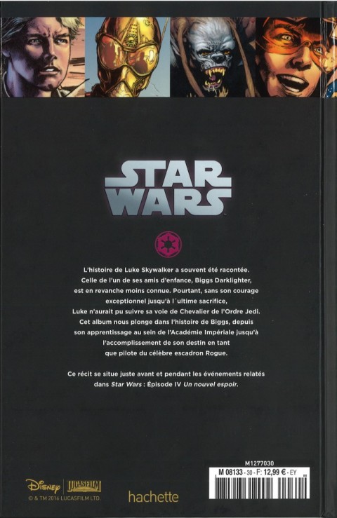 Verso de l'album Star Wars - Légendes - La Collection Tome 30 X-Wing Rogue Squadron - II. Darklighter
