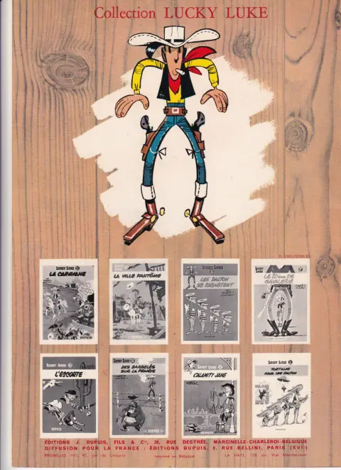 Verso de l'album Lucky Luke Tome 11 Lucky Luke contre Joss Jamon