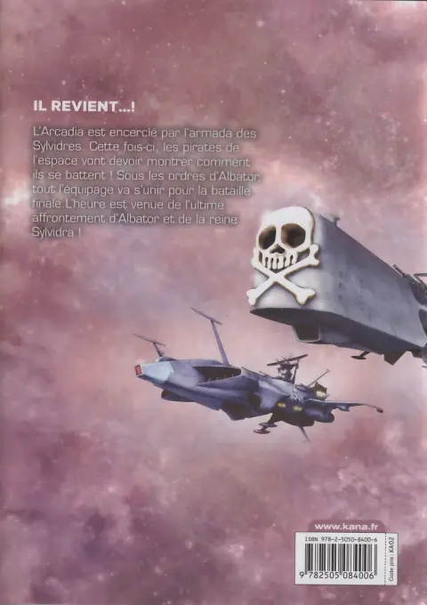 Verso de l'album Capitaine Albator - Dimension voyage 10