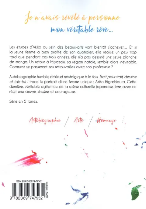 Verso de l'album Trait pour trait - Dessine et tais-toi ! 3