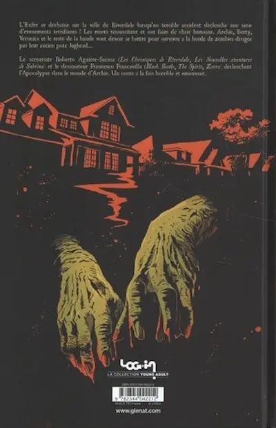 Verso de l'album Riverdale présente afterlife with Archie