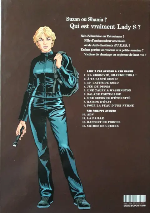 Verso de l'album Lady S. Tome 12 Rapport de Forces