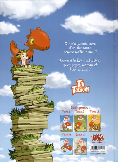 Verso de l'album Tib et Tatoum Tome 5 On s'entend trop bien !