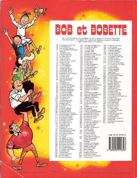 Verso de l'album Bob et Bobette Tome 184 Les dames de l'arc-en-ciel