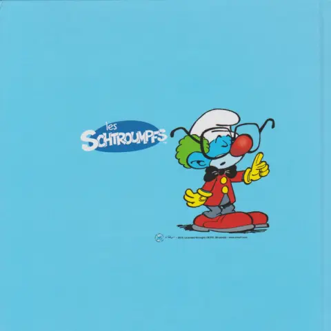 Verso de l'album Les schtroumpfs - À la découverte des métiers ! 30 Le Schtroumpf Clown