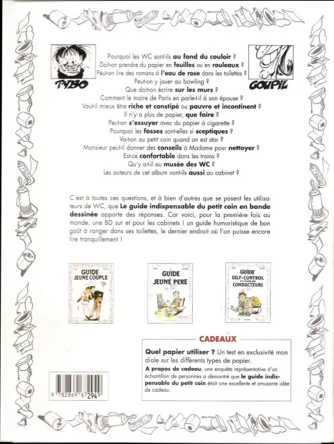 Verso de l'album Le Guide Tome 4 Le guide indispensable du petit coin