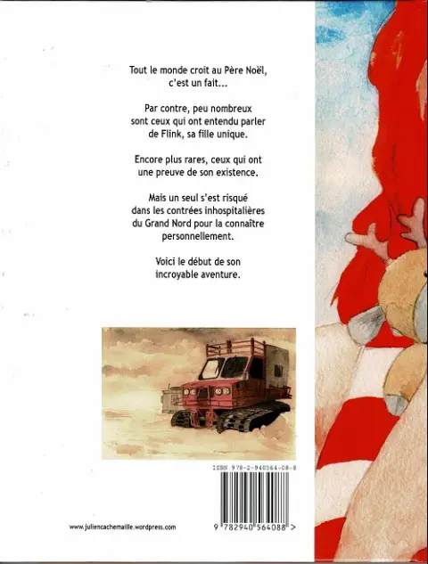 Verso de l'album Flink 1 Étoile du Nord