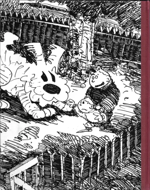 Verso de l'album Les p'tits tontons à Luc Giard Tintin et son ti-gars