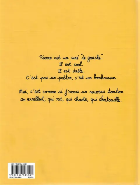 Verso de l'album Pourquoi j'ai tué Pierre