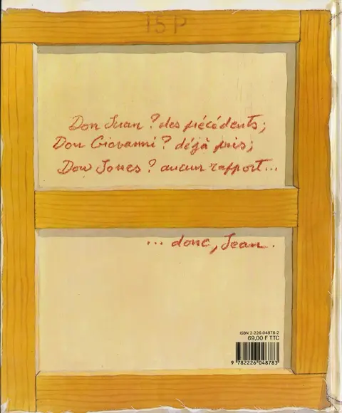 Verso de l'album ... donc, Jean.
