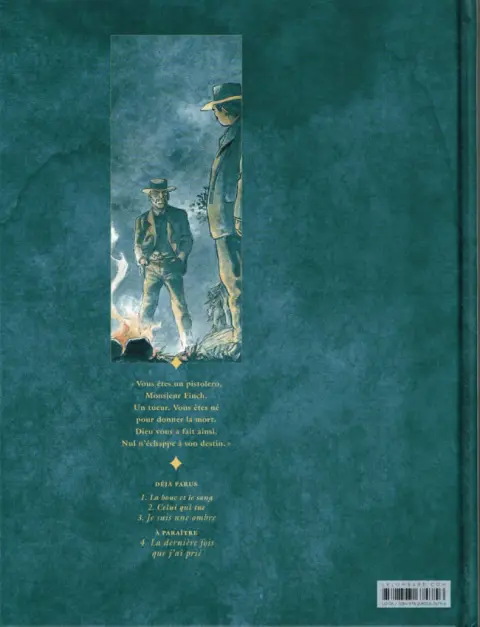 Verso de l'album Duke Tome 3 Je suis une ombre