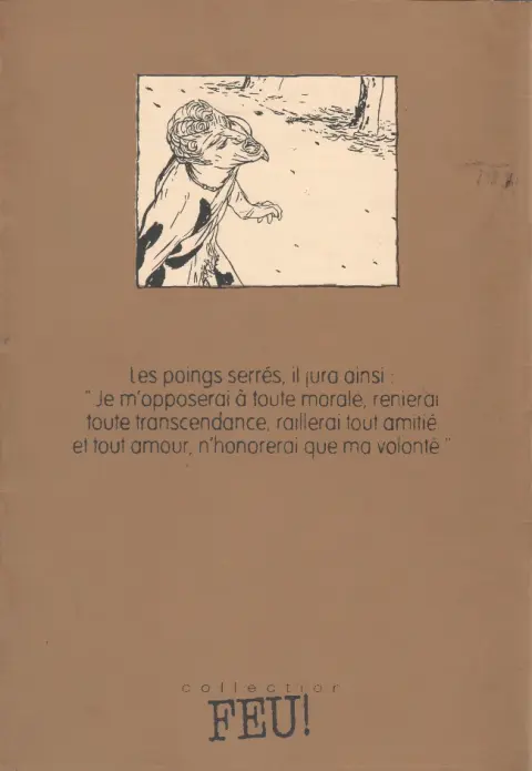 Verso de l'album Faune
