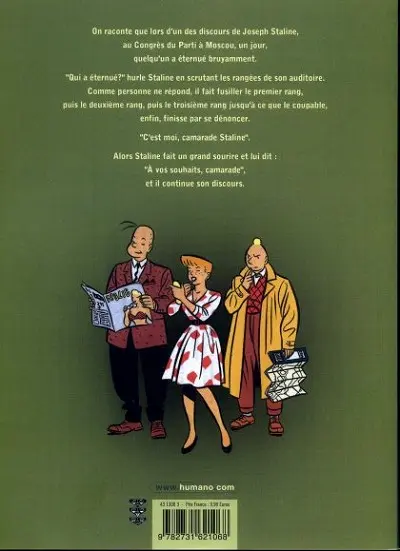 Verso de l'album Freddy Lombard Intégrale en 2 volumes - Humano Pocket Vacances à Budapest - F52