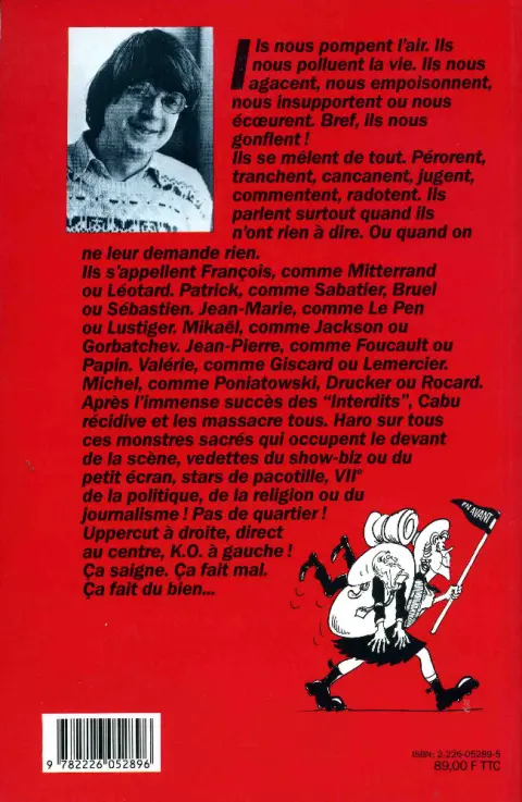 Verso de l'album Les Abrutis sont parmi nous