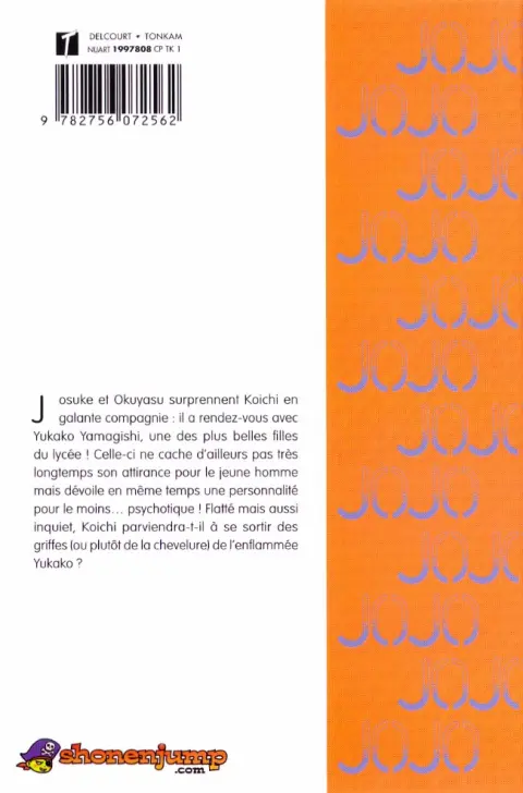 Verso de l'album Jojo's Bizarre Adventure - Diamond is unbreakable 4