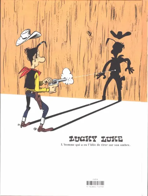 Verso de l'album Un hommage à Lucky Luke d'après Morris Tome 1 Jolly Jumper ne répond plus