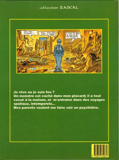 Verso de l'album Mot Monster Tome 1