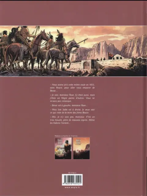 Verso de l'album Moses Rose Tome 2 La mémoire des ruines