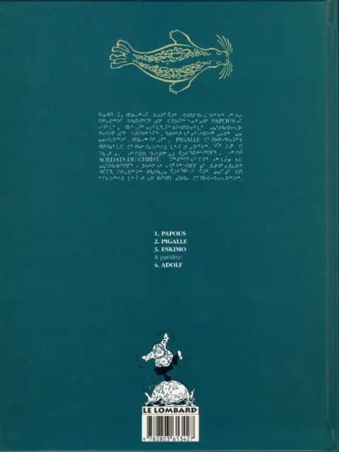 Verso de l'album Les exploits d'Odilon Verjus Tome 3 Eskimo