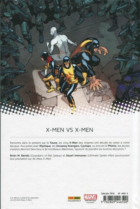 Verso de l'album All-New X-Men Tome 3 X-Men vs X-Men