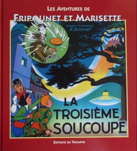 Couverture de l'album Fripounet et Marisette Tome 8 La troisième soucoupe