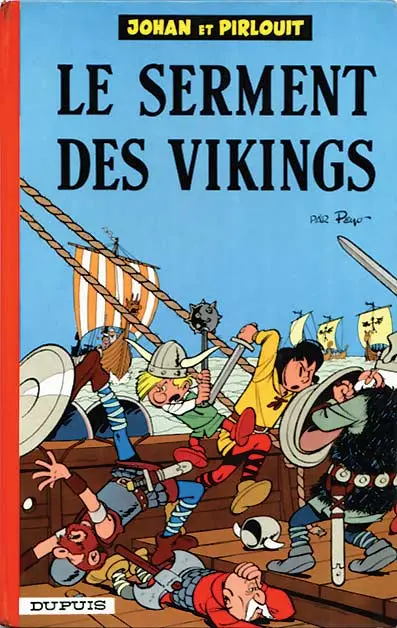 Couverture de l'album Johan et Pirlouit Tome 5 Le serment des vikings