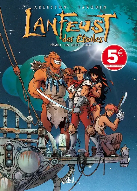 Couverture de l'album Lanfeust des Étoiles Tome 1 Un, deux... troy