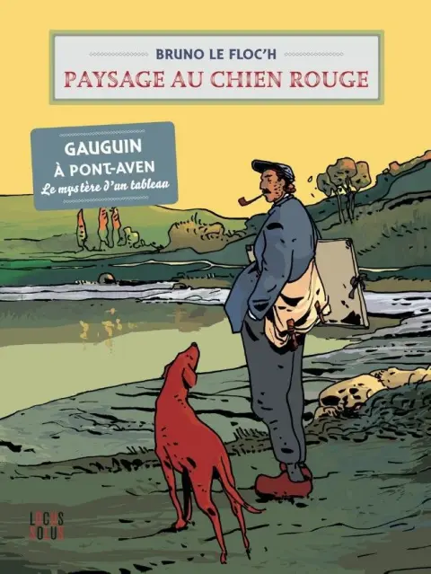Paysage au chien rouge