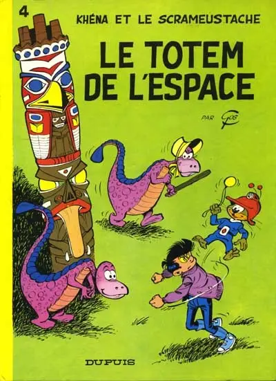 Couverture de l'album Le Scrameustache Tome 4 Le totem de l'espace