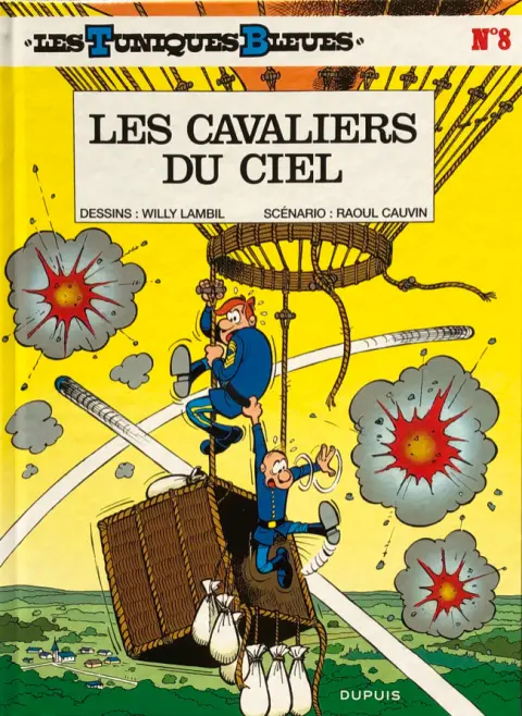 Couverture de l'album Les Tuniques Bleues Tome 8 Les cavaliers du ciel