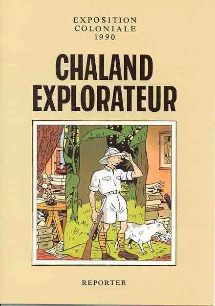 Chaland explorateur : Exposition coloniale 1990