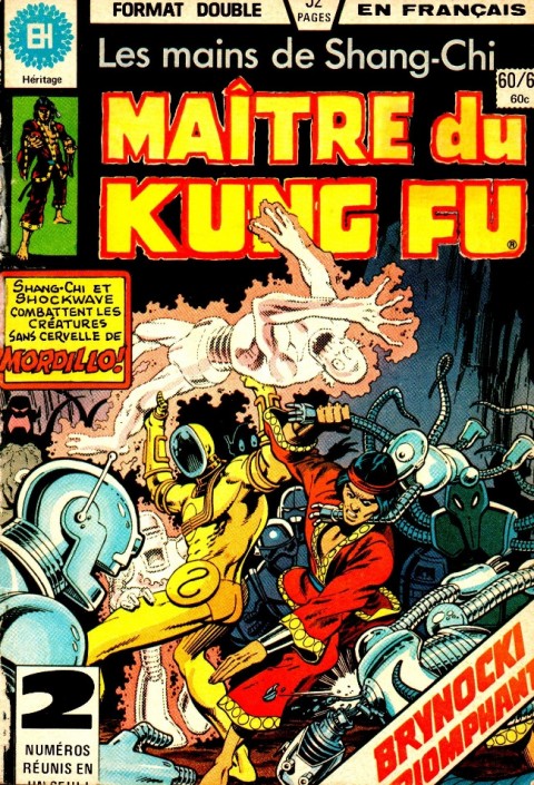 Couverture de l'album Les Mains de Shang-Chi, maître du Kung-Fu N° 60/61 Brynocki triomphant