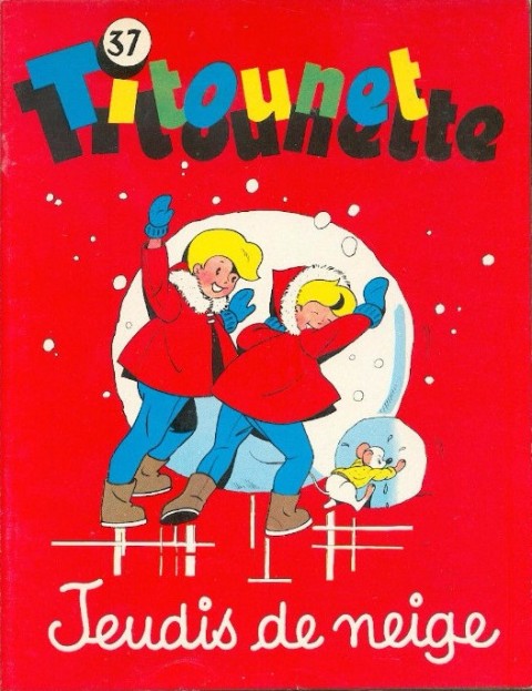 Couverture de l'album Titounet et Titounette Tome 37 Jeudis de neige