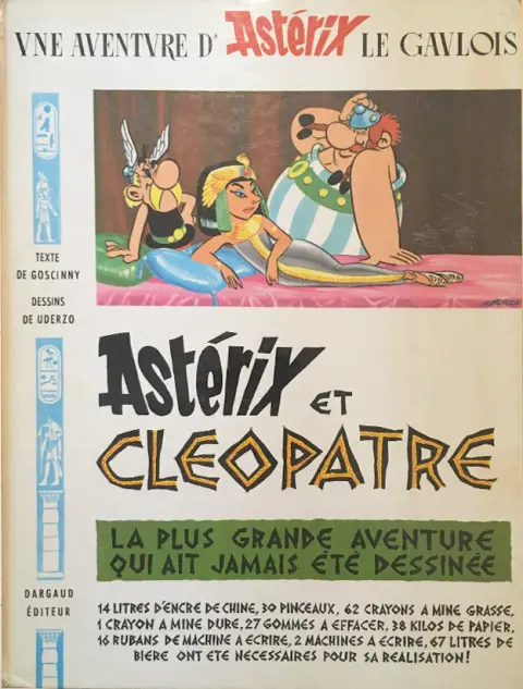 Couverture de l'album Astérix Tome 6 Astérix et Cléopâtre