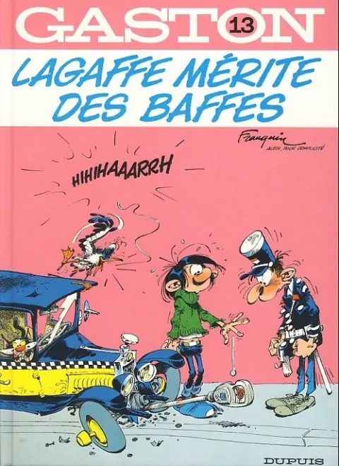 Couverture de l'album Gaston Tome 13 Lagaffe mérite des baffes