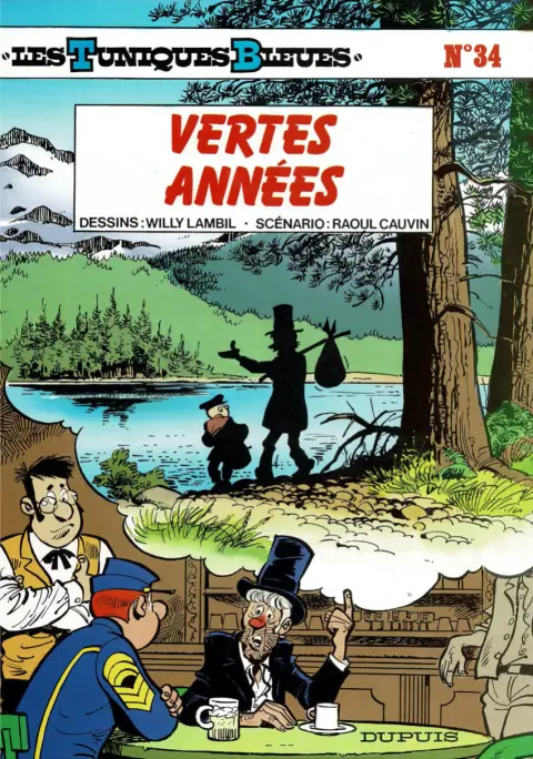 Couverture de l'album Les Tuniques Bleues Tome 34 Vertes années