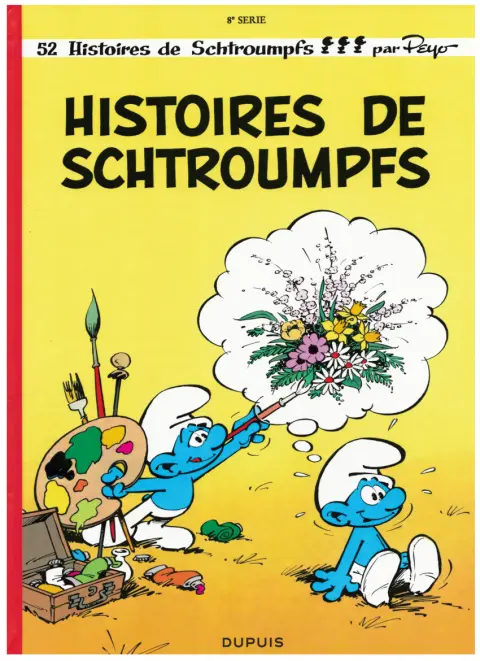 Couverture de l'album Les Schtroumpfs Tome 8 Histoires de Schtroumpfs