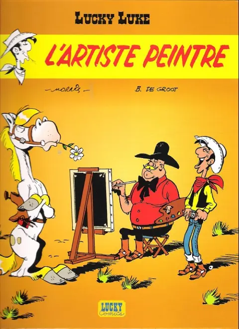 Couverture de l'album Lucky Luke Tome 71 L'artiste peintre