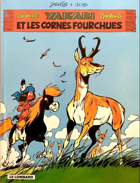 Couverture de l'album Yakari Tome 23 Yakari et les cornes fourchues