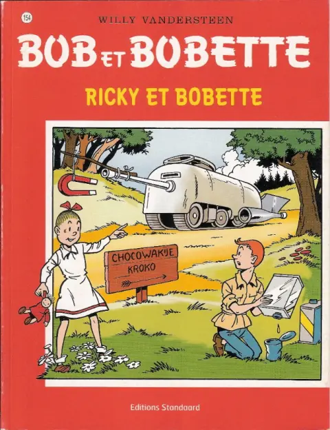 Couverture de l'album Bob et Bobette Tome 154 Ricky et Bobette