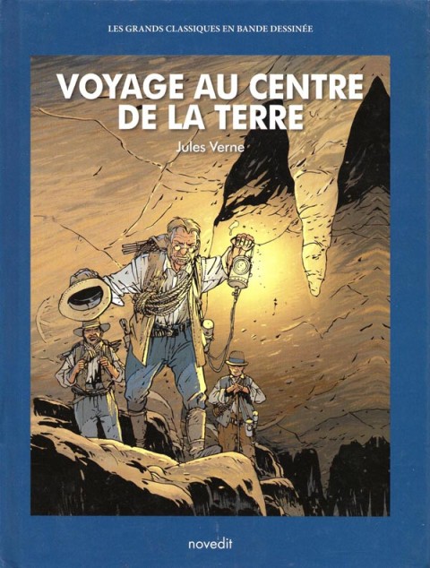 Couverture de l'album Les Grands Classiques en bande dessinée Voyage au centre de la terre