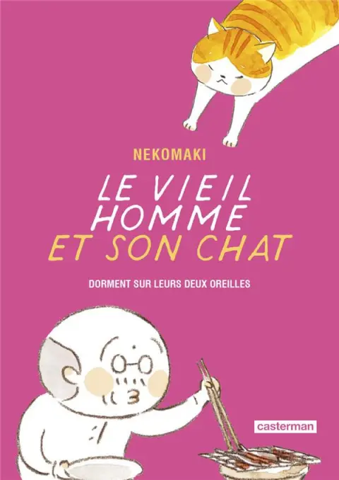 Le Vieil homme et son chat 8 dorment sur leurs deux oreilles
