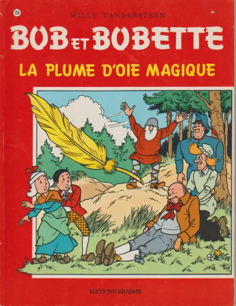 Couverture de l'album Bob et Bobette Tome 194 La plume d'oie magique