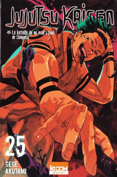 Couverture de l'album Jujutsu Kaisen 25 La bataille du no man's land de Shinjuku