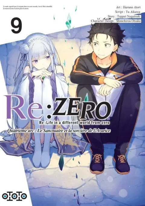 Re:Zero (Re : Life in a different world from zero) Vol. 9 Le Sanctuaire et la sorcière de l'Avarice