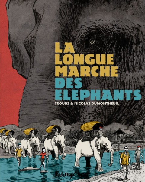 Couverture de l'album La Longue Marche des éléphants