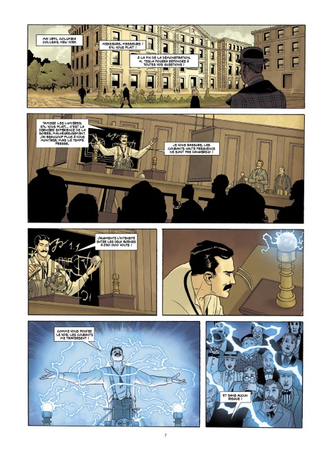 Planche de l'album La guerre secrète de Nikola Tesla Tome 1