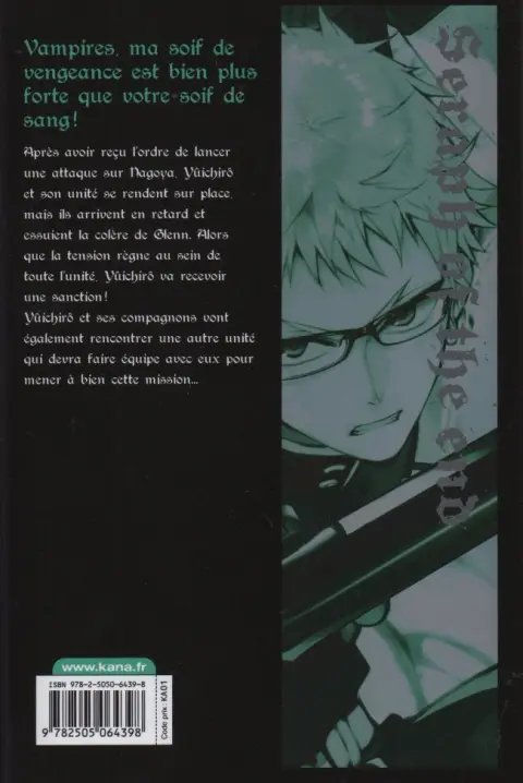 Verso de l'album Seraph of the End 7