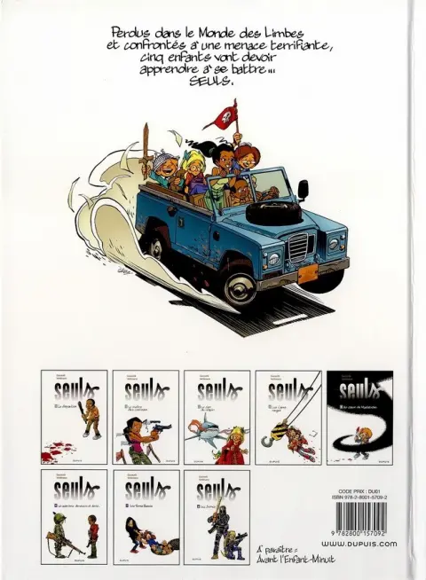 Verso de l'album Seuls Tome 8 Les Arènes